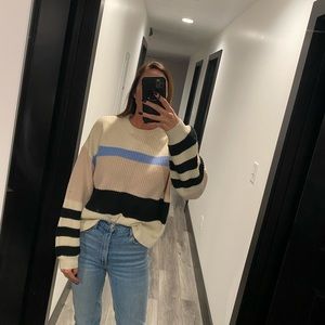 Miss Me Striped Sweater